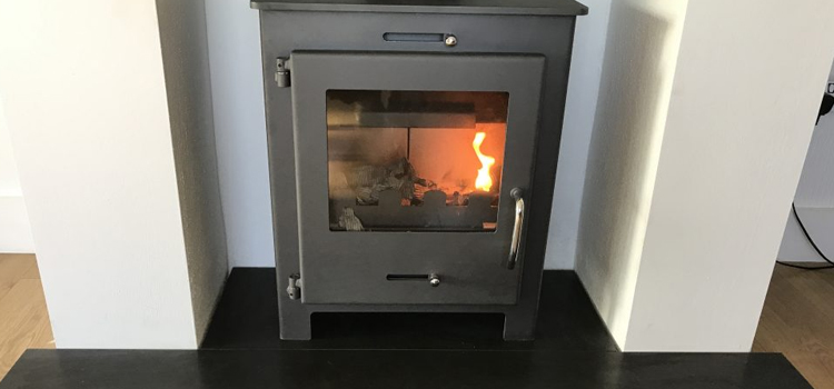 Smeg Wood Burning Stove Installation in Carteret, NJ
